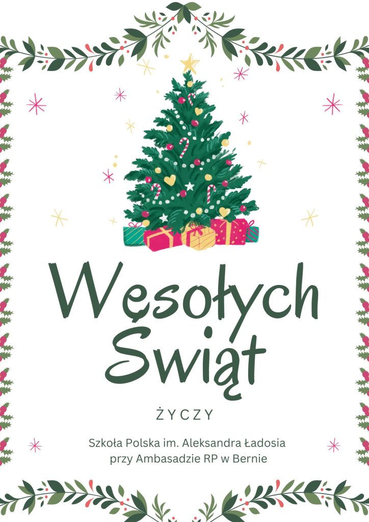 Wesołych Świąt Bożego Narodzenia