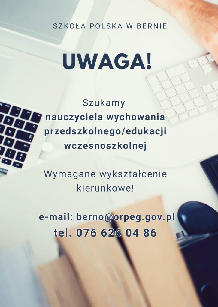 Zatrudnimy nauczycieli
